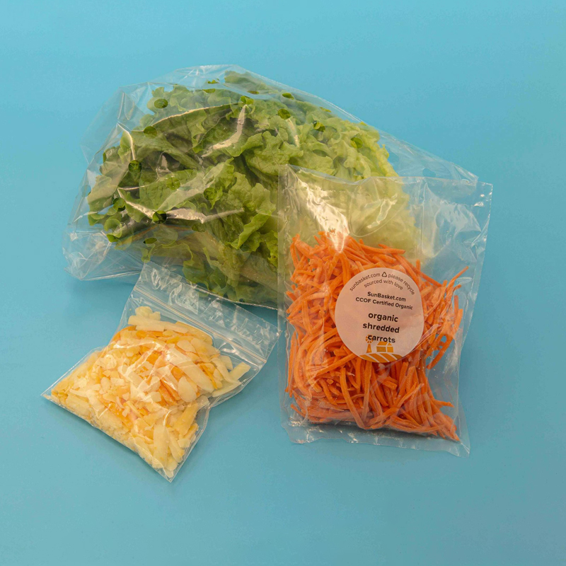 Compostable And Biodegradable Certificates Carrot Vegetable Packaging Bags Custom