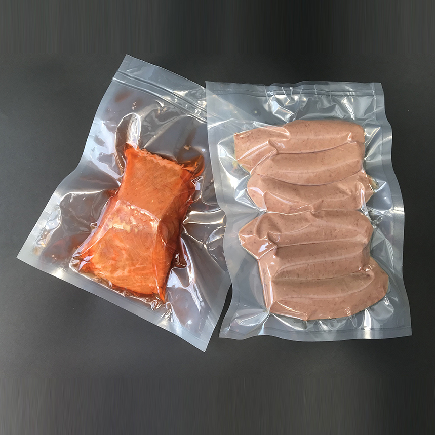 Compostable Biodegradable And Ocean-Friendly Vacuum Pouches for Cooked Fish Meat Ready Meals