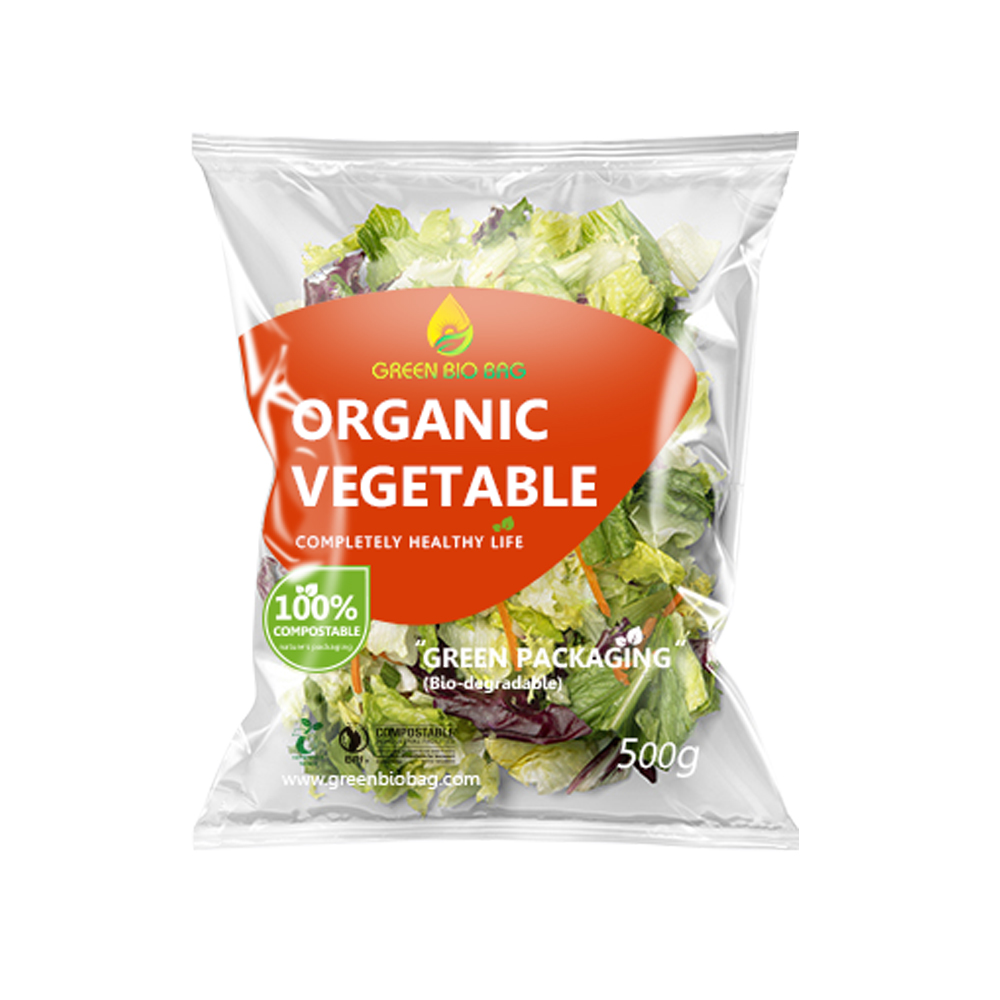 Eco Friendly Clear Biodegradable Compostable Salad Packaging Bags Buy