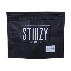 Customized Logo Printing Stand Up Marijuana Cannabis Packaging Pouch Bag with Child Resistant Zipper