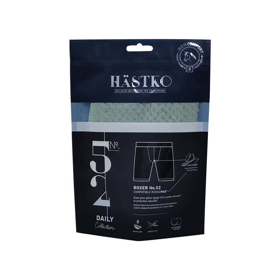 Custom Printed Plastic Zip Lock clothes Stand Up bag recyclable