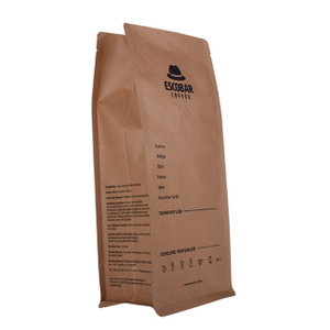 Top Quality Compostable Flexible Packaging Zip Round Bottom Paper Bag